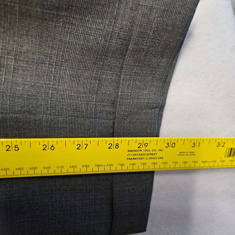 Vtg Hickey Freeman Mens Gray Glen Plaid Suit George J Good Berkeley Wool 42R 32W